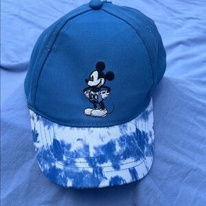 Blue and White Mickey Mouse Cap